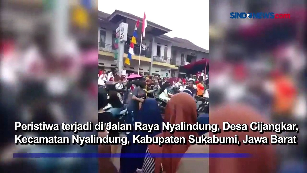 Geber-Geber Suara Knalpot saat Lewat Karnaval HUT RI, Anggota Club Moge Dihajar Warga di Sukabumi
