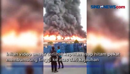 Pabrik Pembuatan Alumunium Foil di Bogor Terbakar Hebat