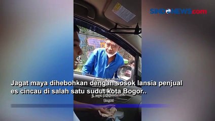 Keren! Kakek Penjual Cendol Fasih Berbahasa Inggris di Bogor