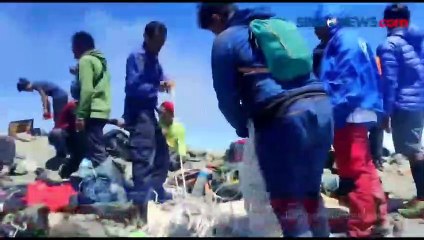Evakuasi Wisatawan asal Portugis yang Jatuh di Jurang Puncak Rinjani