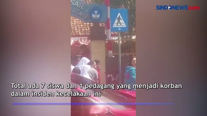 Angkutan Pedesaan Tabrak 7 Siswa SD di Kadungora Garut, 2 Orang Meninggal