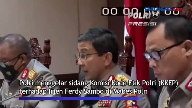Sidang Etik Ferdy Sambo di Mabes Polri, Live Streaming Tanpa Audio