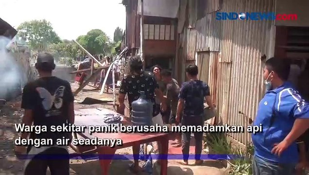 Tiga Rumah di Duren Sawit Hangus Terbakar, Warga Panik