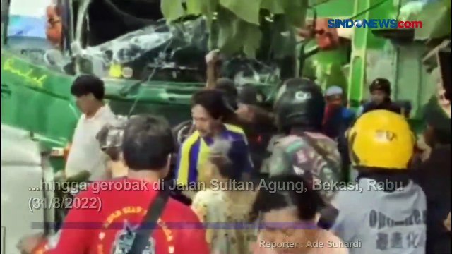 Truk Tabrak Tiang Listrik dan Kendaraan di Bekasi, Ada Korban Tewas