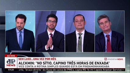 Alckmin diz ter vida simples no campo: “No sítio, capino três horas de enxada”