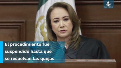 Estudio de amparo por supuesto plagio de tesis de Yasmín Esquivel, fue suspendido indefinidamente