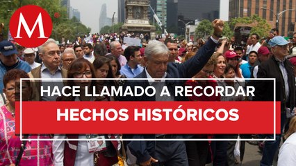 AMLO recuerda marcha por conmemoración de la expropiación petrolera el 18 de marzo