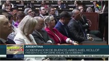 Argentina: Axel Kicillof gobernador de Buenos Aires, presentó su informe anual de gobierno
