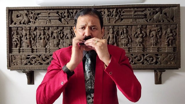 Rahe Na Rahe Hum-Film Mamta 1966-Vintage Classic Song on Harmonica Live Performance by Mukund Kamdar-1