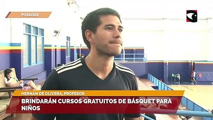 Video herunterladen: Brindarán cursos gratuitos de básquet para niños