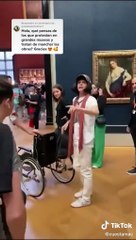 Uno de los videos de Macarena Ramírez en TikTok sobre el vandalismo