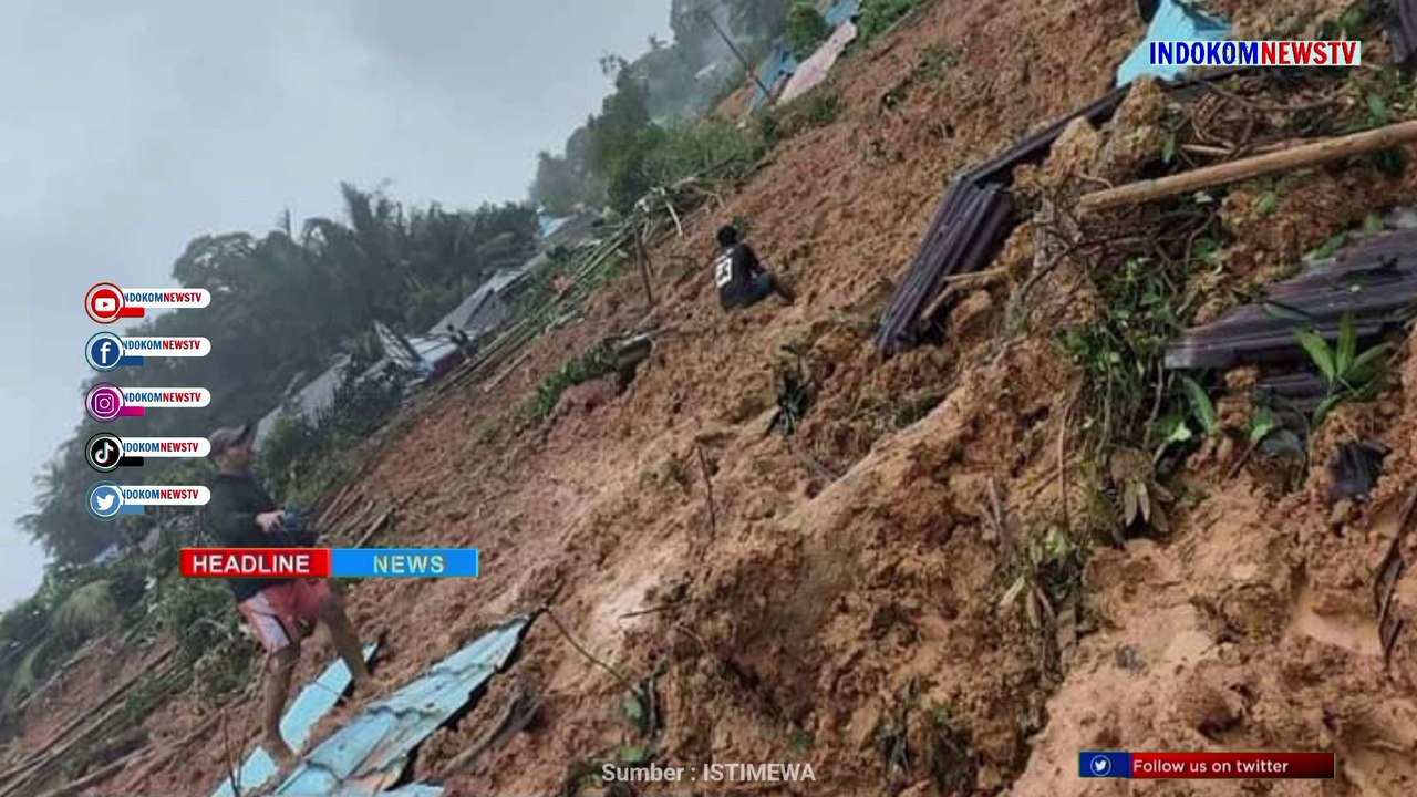 Pulau Serasan Natuna Longsor, Puluhan Orang Dilaporkan Hilang