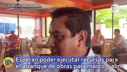 Esperan poder ejecutar recursos para el arranque de obras para marzo o abril
