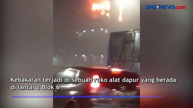 Kebakaran di Pasar Senen, 11 Mobil Damkar Dikerahkan untuk Padamkan Api