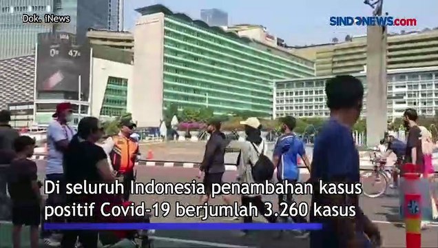 Angka Positif Covid-19 di Tanah Air Bertambah 3.260 Kasus