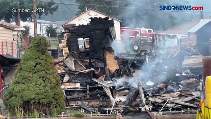 Kebakaran Hutan di Kalifornia Hancurkan 100 Rumah