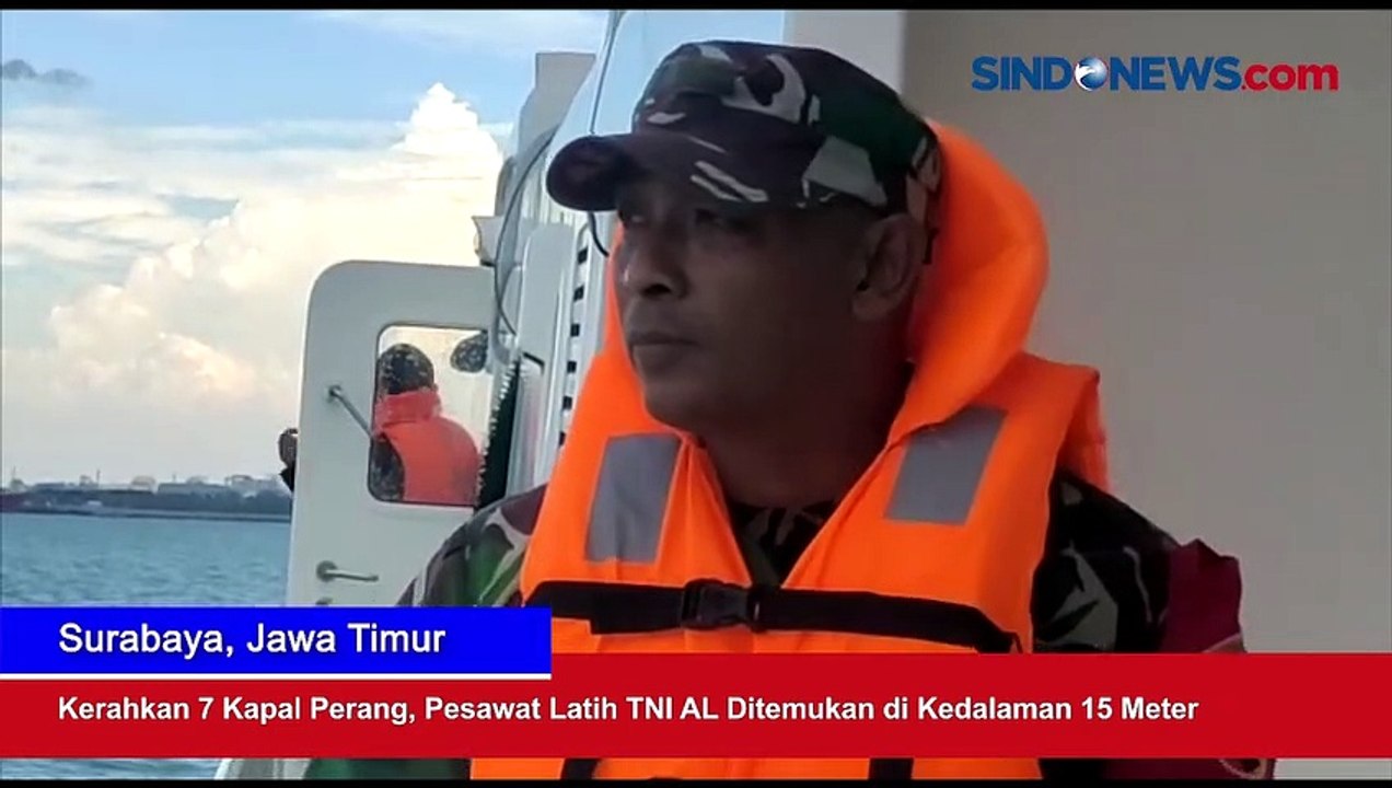 Kerahkan 7 Kapal Perang, Pesawat Latih TNI AL Ditemukan di Kedalaman 15 Meter