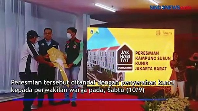 Gubernur Anies Baswedan Resmikan Kampung Susun Kunir
