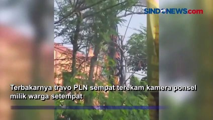 Sempat Bikin Warga Panik, Travo PLN di Cinangka Depok Terbakar Kedua Kalinya