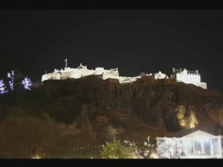 Hogmanay 22 - Castle by night from Princes Street