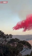 Large air tanker  working on the bushfire at Tambaroora | March 6, 2023 | Illawarra Mercury