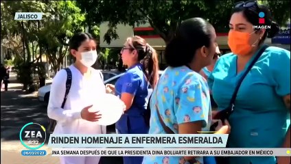 Rinden homenaje a Esmeralda, enfermera hallada sin vida en Zapopan