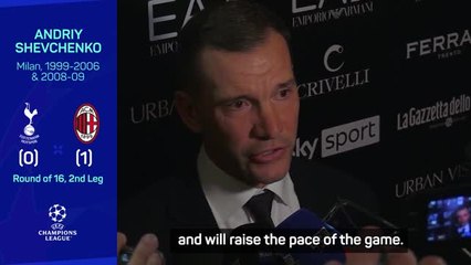 Andriy Shevchenko previews Milan-Tottenham second leg