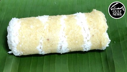 Vegan Kerala-style kappa puttu or  Tapioca steam cake