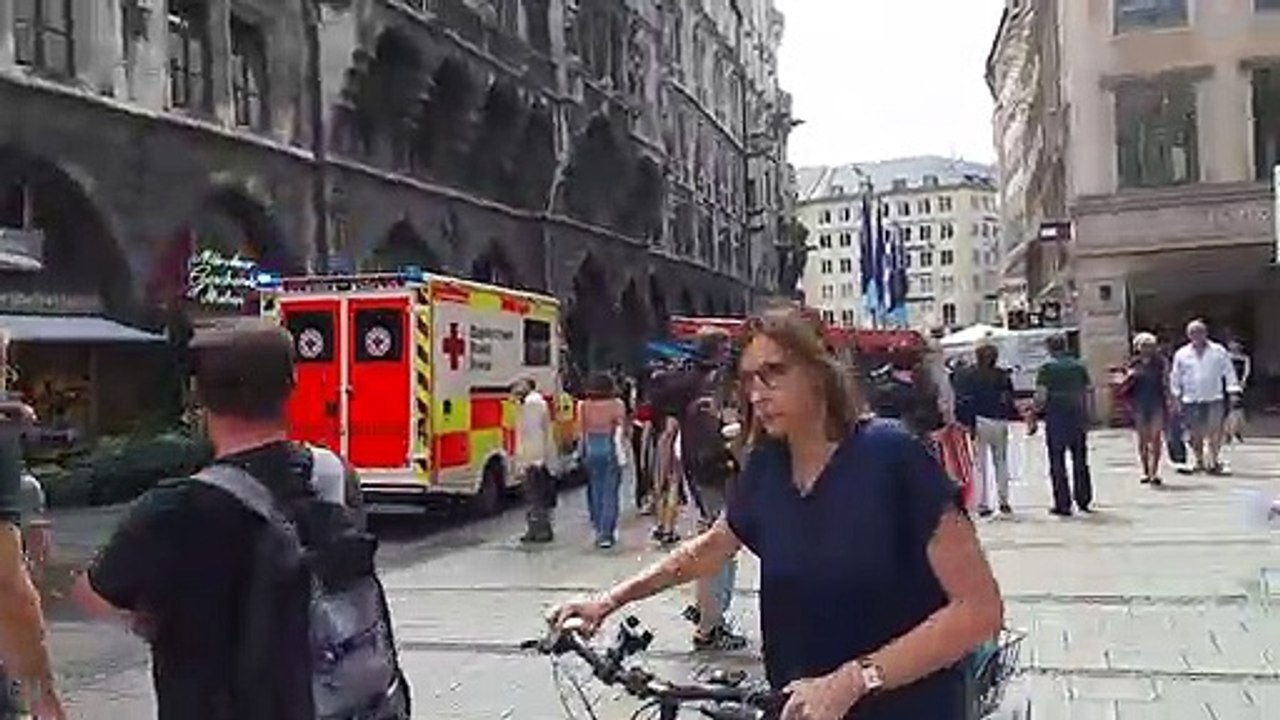 Krankenwagen in der Stadt