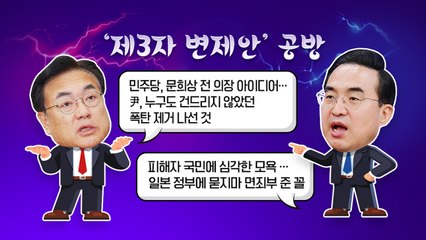 [더정치] 尹 "미래 위한 결단"...與 "민주당 아이디어" vs 野 "피해자·국민 모욕" / YTN