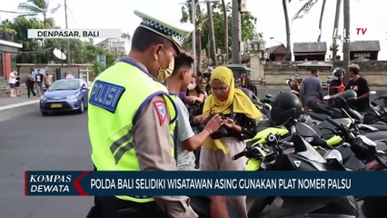Polda Bali Selidiki Wisatawan Asing Yang Gunakan Plat Nomor Palsu