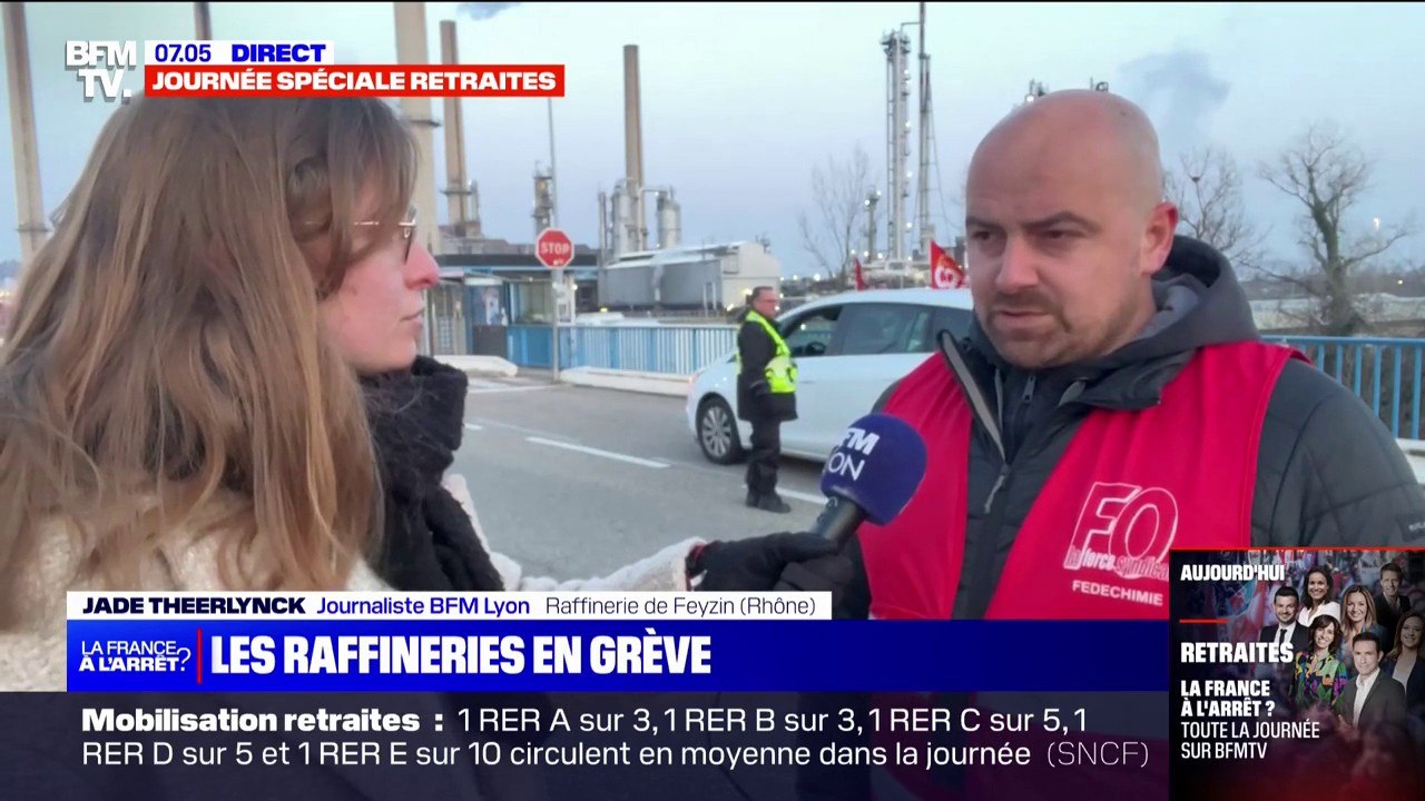 À la raffinerie de Feyzin (Rhône), le dépôt et la sortie de carburant sont limités depuis lundi soir