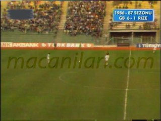 Gençlerbirliği 6-1 Rizespor 18.10.1987 - 1987-1988 1st League Matchday 8 (Highlights After 2-0)