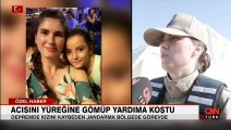 Evlat acısını yüreğine gömüp yardıma koştu