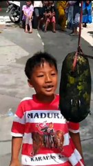 laughing with a contest that makes black faces