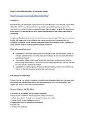 What are the possible side effects of Tapentadol . Explain