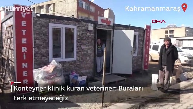 Kliniği hasar gören veteriner hekim: Buraları terk etmeyeceğiz