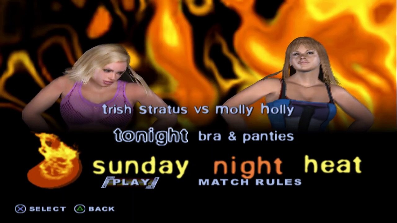 WWE SmackDown vs. Raw Trish Stratus vs Molly Holly