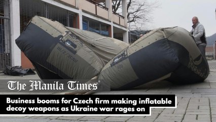 Business booms for Czech firm making inflatable decoy weapons as Ukraine war rages on