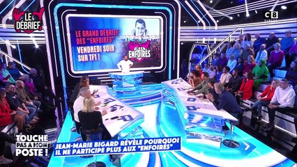 Jean-Marie Bigard balance sur Les Enfoirés dans TPMP le lundi 6 mars 2023