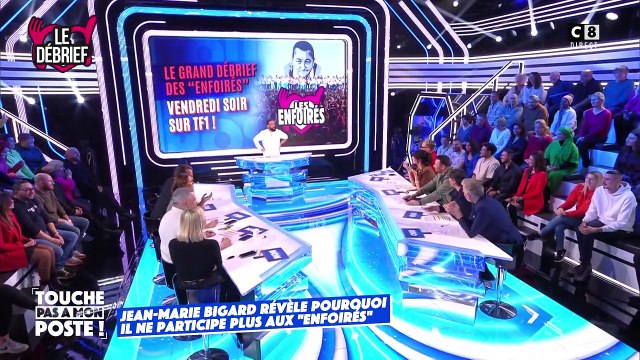 Jean-Marie Bigard balance sur Les Enfoirés dans TPMP le lundi 6 mars 2023