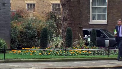 Cabinet members arrive at Downing Street