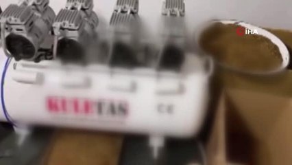 43 bin 340 adet dolu makaron, 45 kilo kıyılmış tütün ele geçirildi