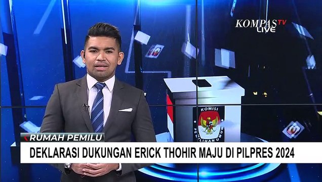 Jadi Capres atau Cawapres, 'Sahabat Setia' Deklarasi Dukungan bagi Erick Thohir Maju Pilpres 2024