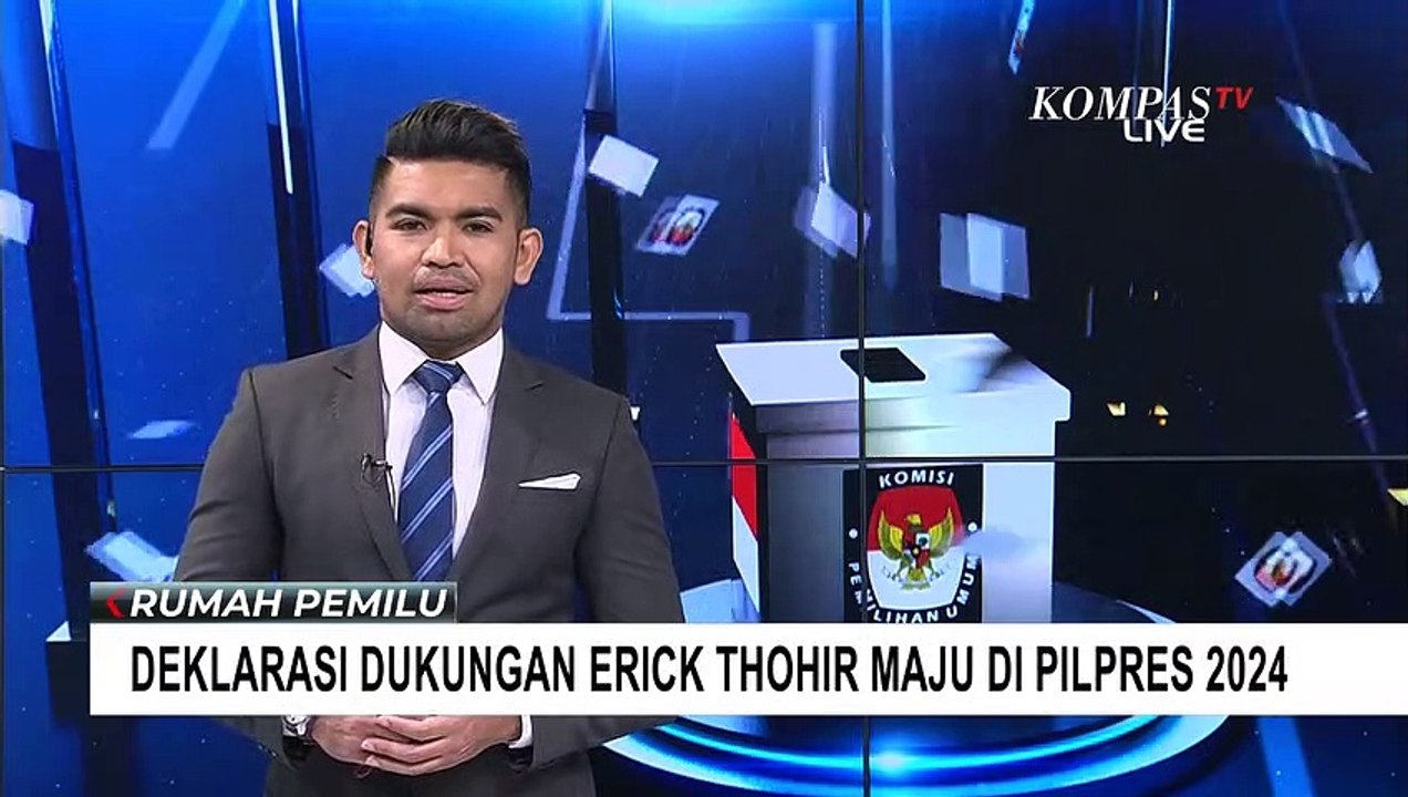 Jadi Capres atau Cawapres, 'Sahabat Setia' Deklarasi Dukungan bagi Erick Thohir Maju Pilpres 2024