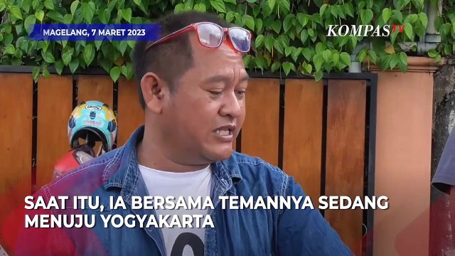 Kesaksian Perekam Video Viral Remaja Bawa Celurit Ditabrak Mobil di Magelang