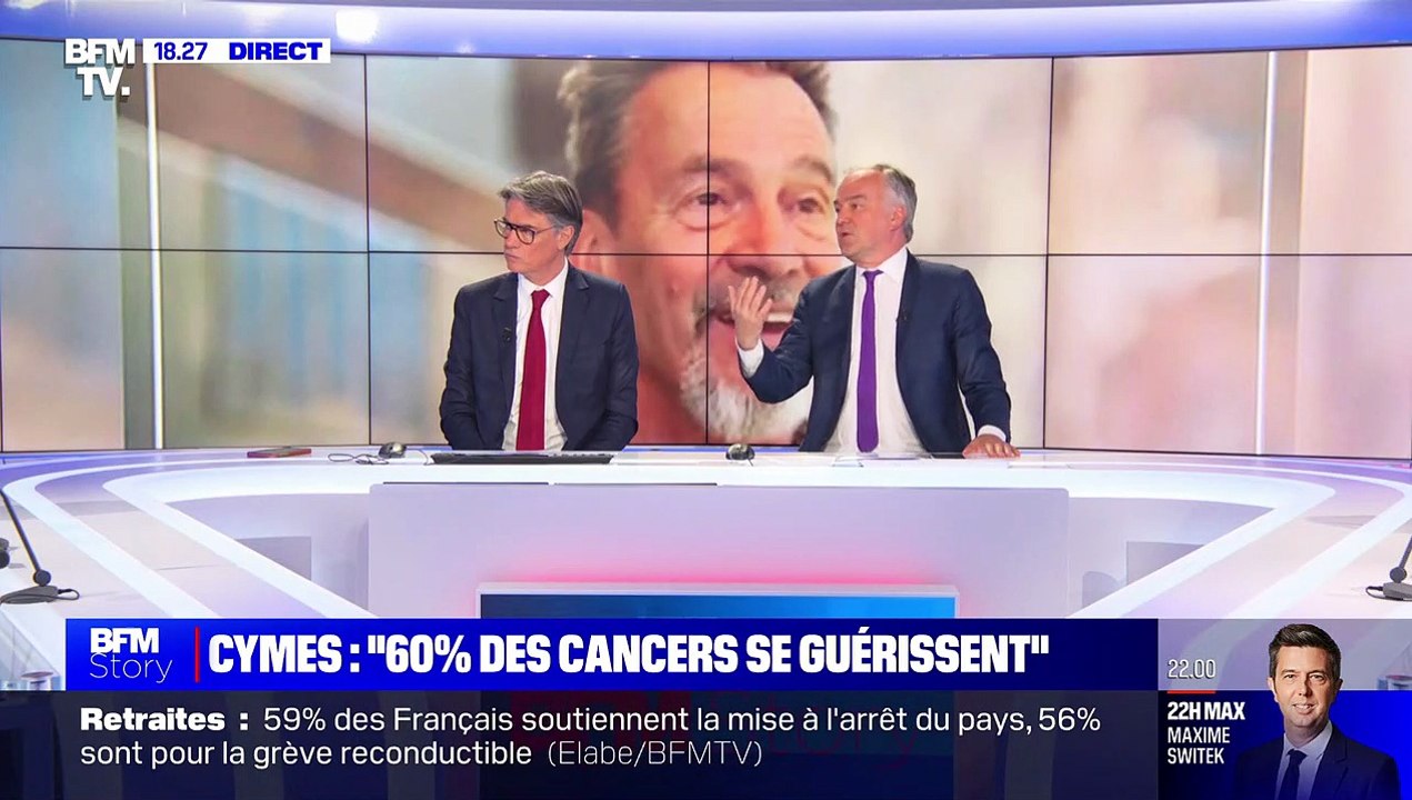 Mais ses collègues, Olivier Truchot et Alain Marschall ont annoncé une bonne nouvelle sur BFMTV.