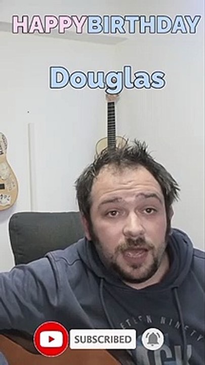 Happy Birthday, Douglas! Geburtstagsgrüße an Douglas