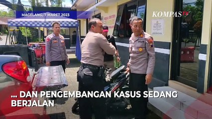 Detik-detik Remaja di Magelang Bacok Mobil, Keduanya  lalu Jatuh Terkapar di Aspal!