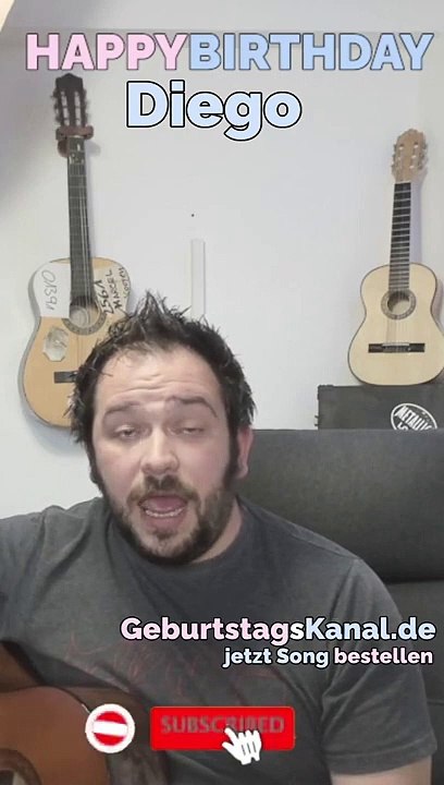 Happy Birthday, Diego! Geburtstagsgrüße an Diego